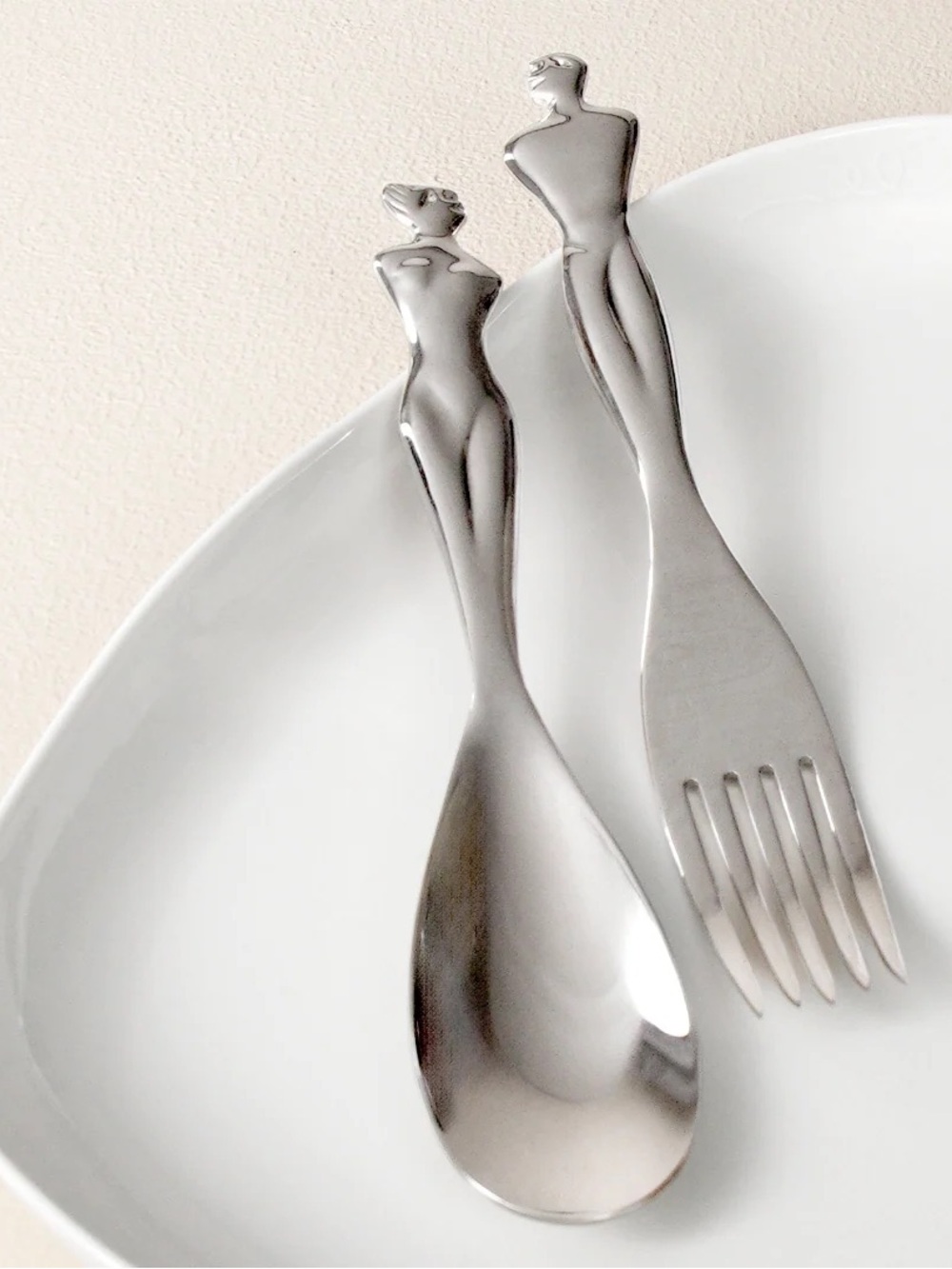 Carrol Boyes Salad Servers - Soul Mates - Picture 2 of 4